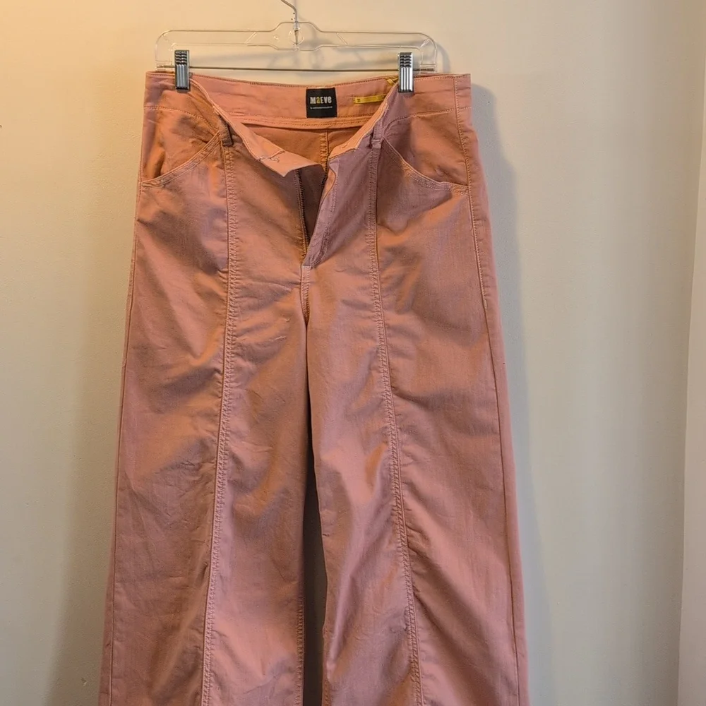 The Delaney Clean-Seamed High-Rise Wide-Leg Jeans by Maeve - Picture 4 of 14